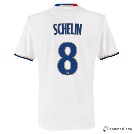 Camiseta Lyon Replica Primera Ropa Schelin 2016/17 Blanco